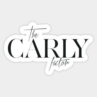 The Carly Factor Sticker